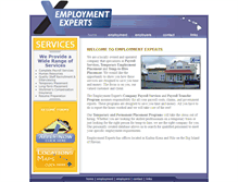Tablet Screenshot of employment-experts.com